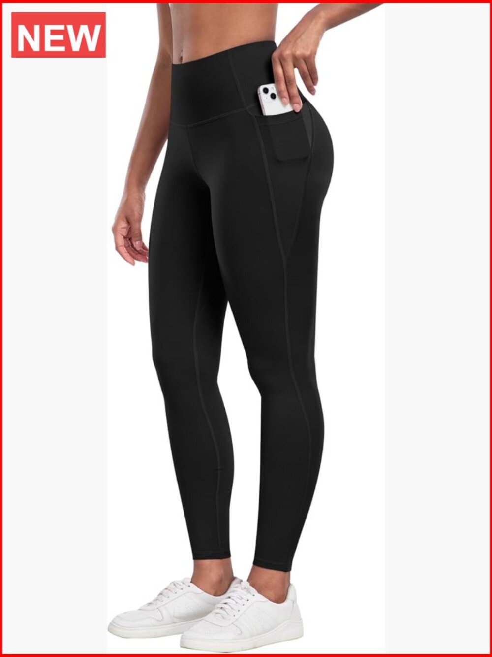 Leggings with Pockets - Tummy Control High Waisted Soft Workout Yoga Pants